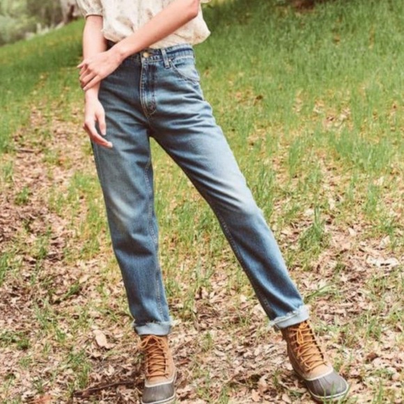 THE GREAT. The Slouch Taper Jean Raw Hem WOMEN 26 Made in USA CANOPY 100% COTTON - Picture 13 of 13